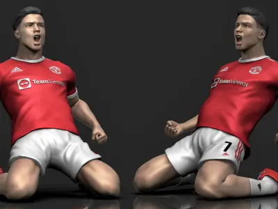  Ronaldo 3D Printable 6 3D print model