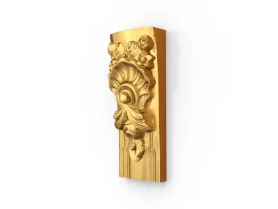 Classic decor ornament carved 29 3D model