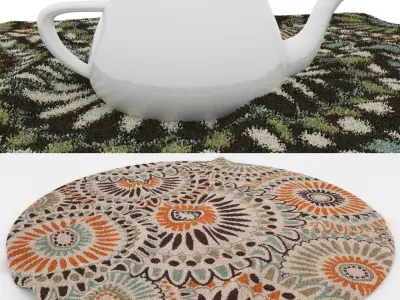 16 in 1 Rug Collection No 10 Low-poly 3D model