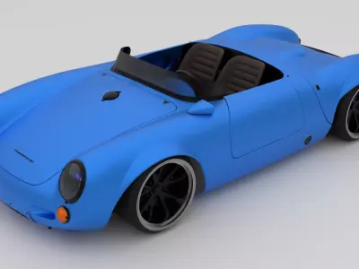 Porsche 550 3D model