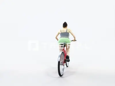 Dream 01H bicycle bike Sports Woman Low-poly 3D model
