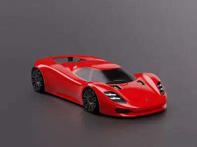 Porsche 917K Concept Car 3D model
