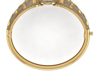 Panther Bracelet 3d print model 3D print model