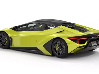 Lamborghini Auro PL Low-poly 3D model