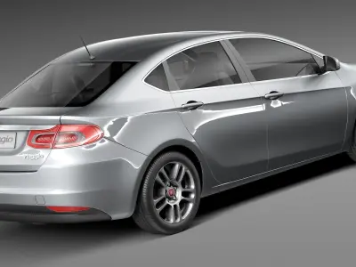 Fiat Viaggio 2013 3D model