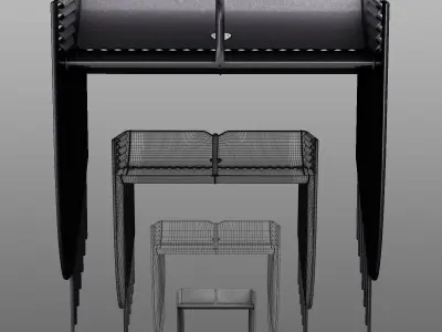 Mp4 30 rear wing Low-poly 3D model