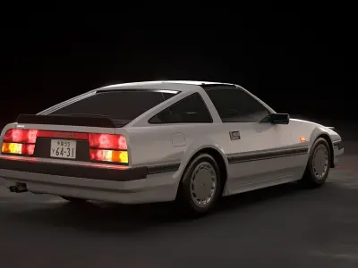 Nissan 300zx z31 1985 Low-poly 3D model