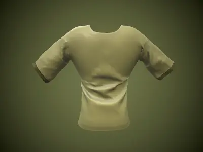man shirt Low-poly 3D model