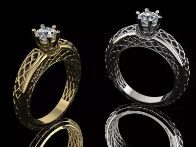 Ultra Vision Ring 3D print model 8