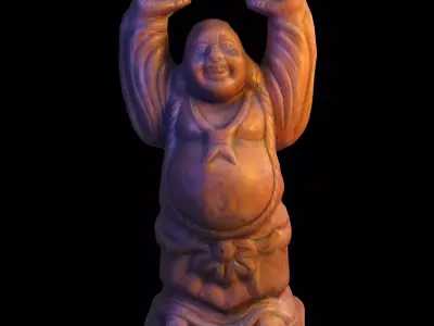 Laughing Buddha  Free 3D model