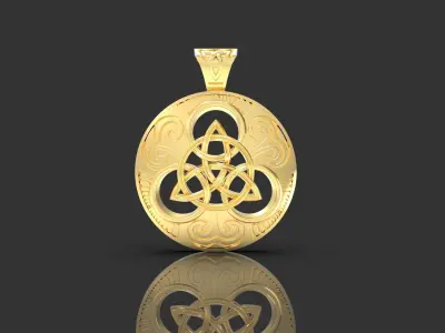 Celtic Knot Pendant 3D print model