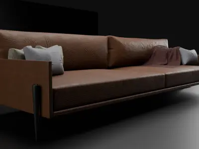 Sofa Modern Luxury 3D model