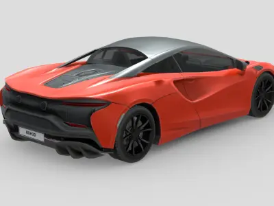 McLaren Artura 2024 Low-poly 3D model