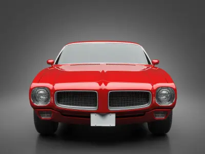 1970 Pontiac Firebird 3D model