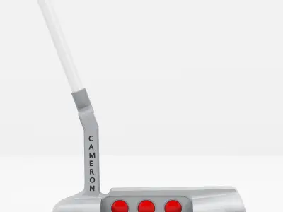 Golf Club Putter Low-poly 3D model