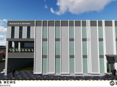 Office design 3D model