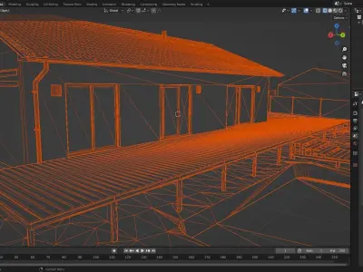 tinny real house 3D model