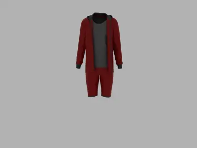 Sport Suit Low-poly 3D model