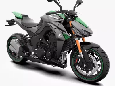 Kawasaki z1000 2015 3D model