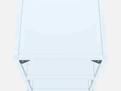 ENHET Base fr w shelves 1 3D model