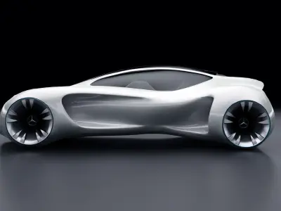 Mercedes Benz Biome Low-poly 3D model