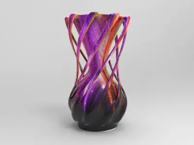 Multicolor Vase 3D print model
