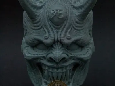 HANYA MASK 3D print model