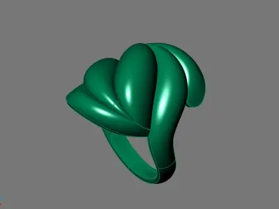 Women Ring Plain Ring Ready STL 3DM Models Womens Rings 3D print model buy