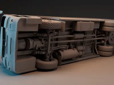 Bus 3D model P8000 BMR Classic 3D model