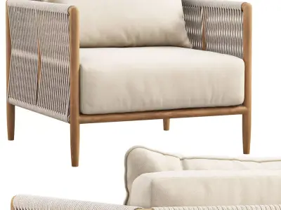 Brown Jordan Maldives Lounge Chair 3D model