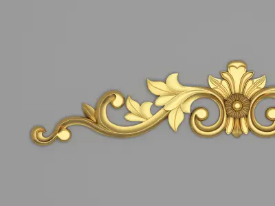 Classic Carved 002 3D model