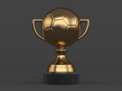Trophy Cups 3D model 10