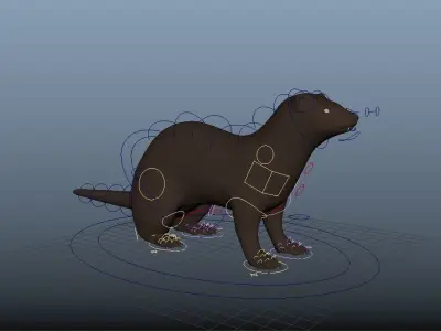 Ferret Rig 3D model