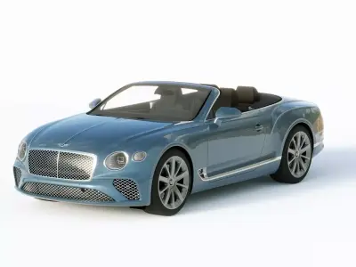 Bentley Continental GT Convertible 2020 3D model