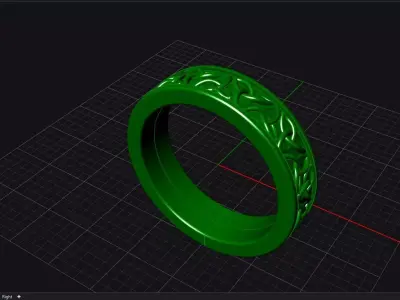 Celtic Knot Ring  Model Free 3D print model