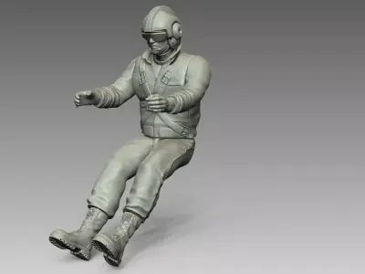 Car Driver Pilot Improved 3D print model