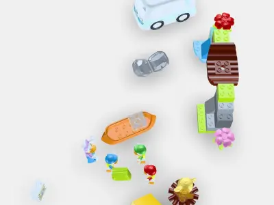 LEGO DUPLO Camper Adventure 10997 3D model