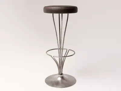 Piet Hein Barstool Low-poly 3D model