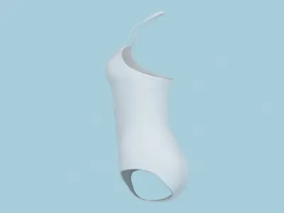 Sport Bra 4 Low-poly 3D model