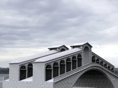 Stone Arch Bridge 3D model