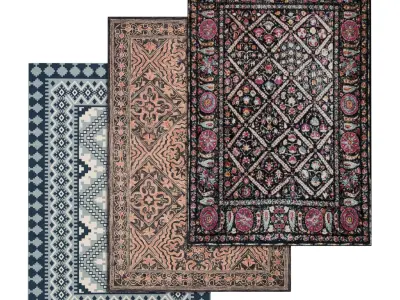 Rug Set 2226 3D model