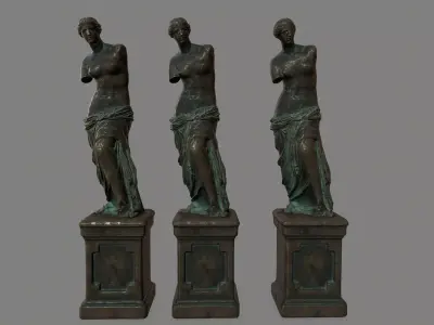 Venus  de  Milo Low-poly 3D model