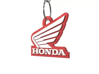 Honda keychain 04 3D print model