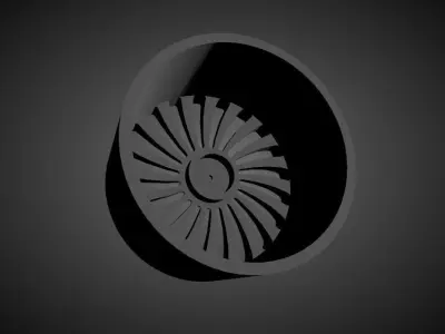Forgiato Autonomo scalable and Printable rim 3D print model