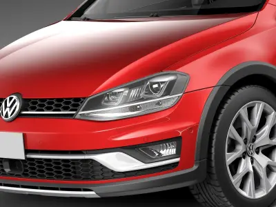 Volkswagen Golf Alltrack 2015 3D model