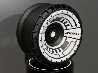 Battle Wheels - Game Ready 3D model