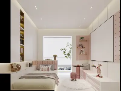 apartment  CORONA 3dmodel  3D model