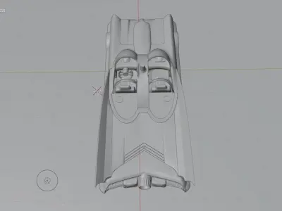 batmobile 1966 3D print model