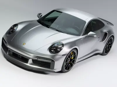 Porsche 911 Turbo S 992 2020 3D model