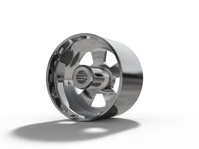 BILLET SPECIALATIES KNUCKLE WHEEL  3D print model